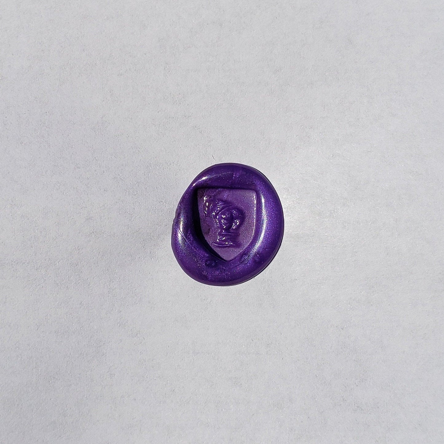 Mooning wax seal signet ring
