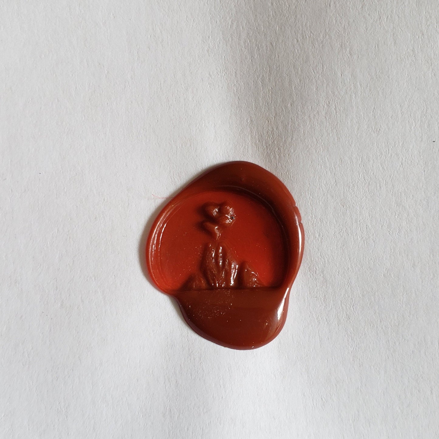 Volcano wax seal signet ring