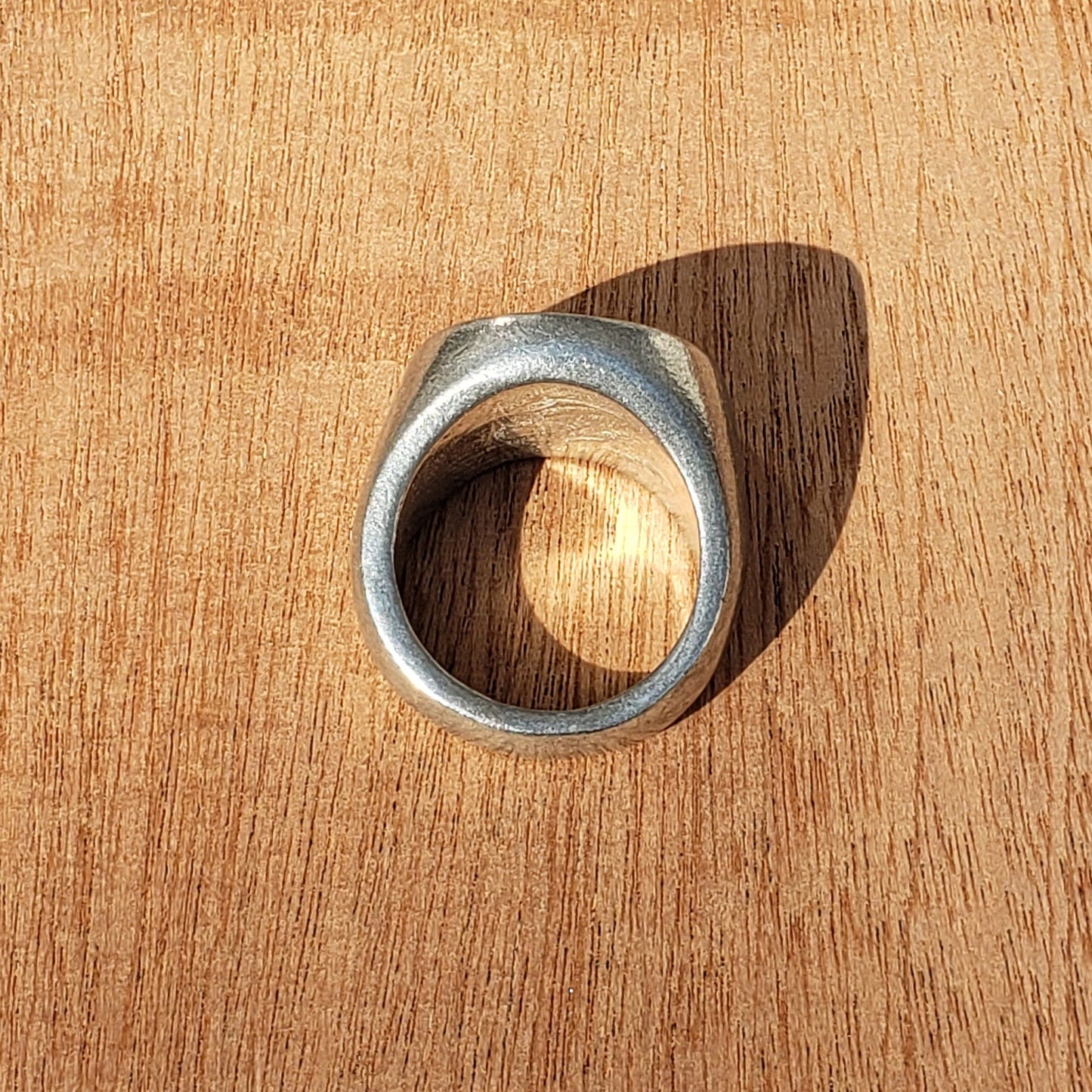 Volcano wax seal signet ring