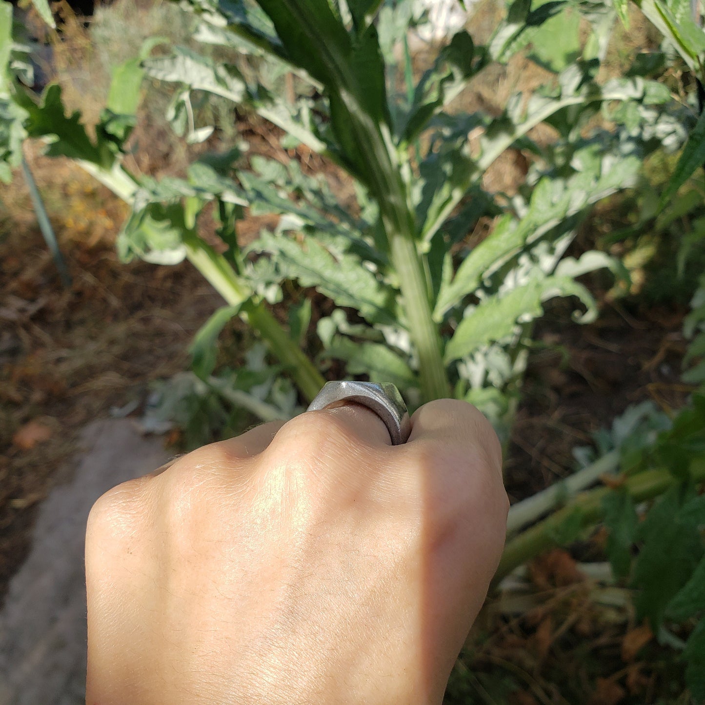 Flashing wax seal signet ring