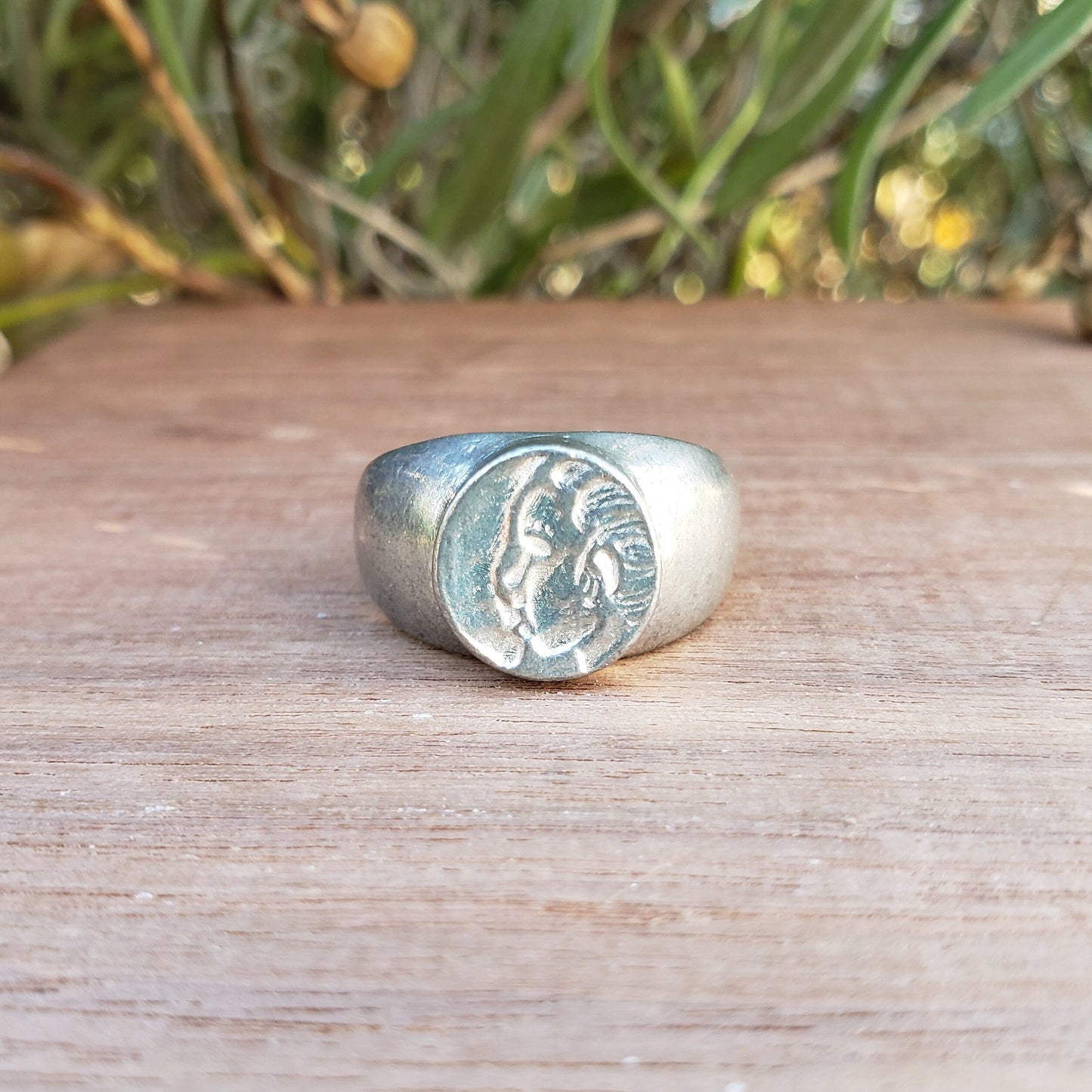 Fellatio small wax seal signet ring