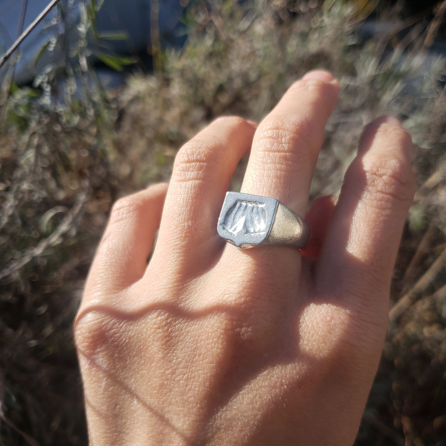 Bloomers wax seal signet ring