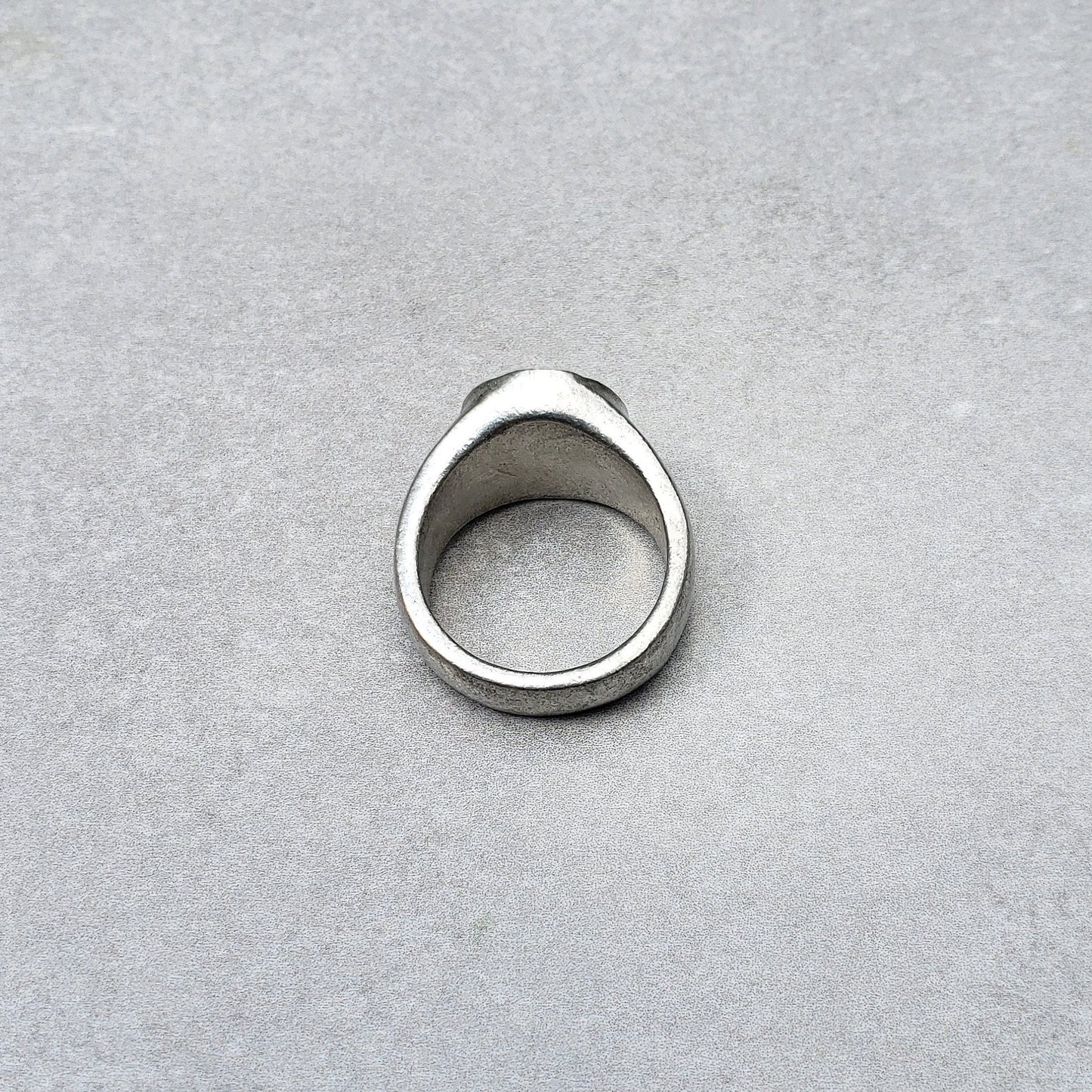 Selkie circle wax seal signet ring