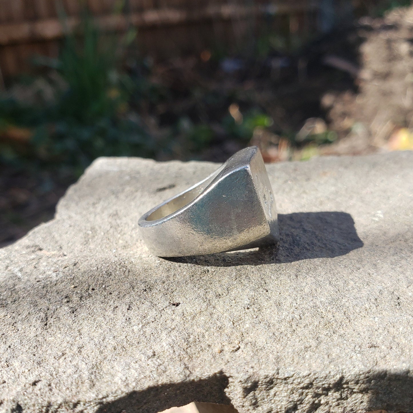 Angler fish wax seal signet ring
