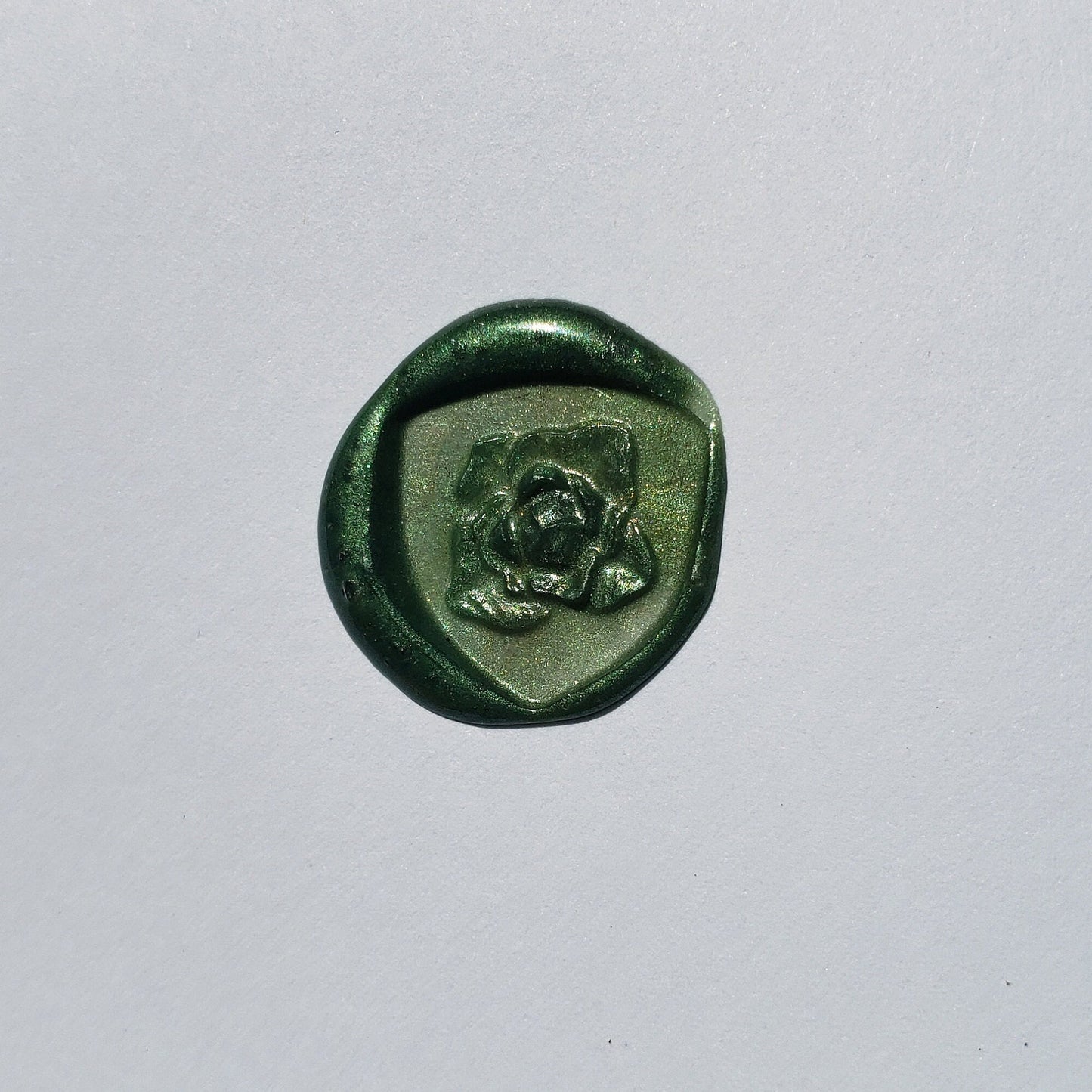 Cabbage wax seal signet ring