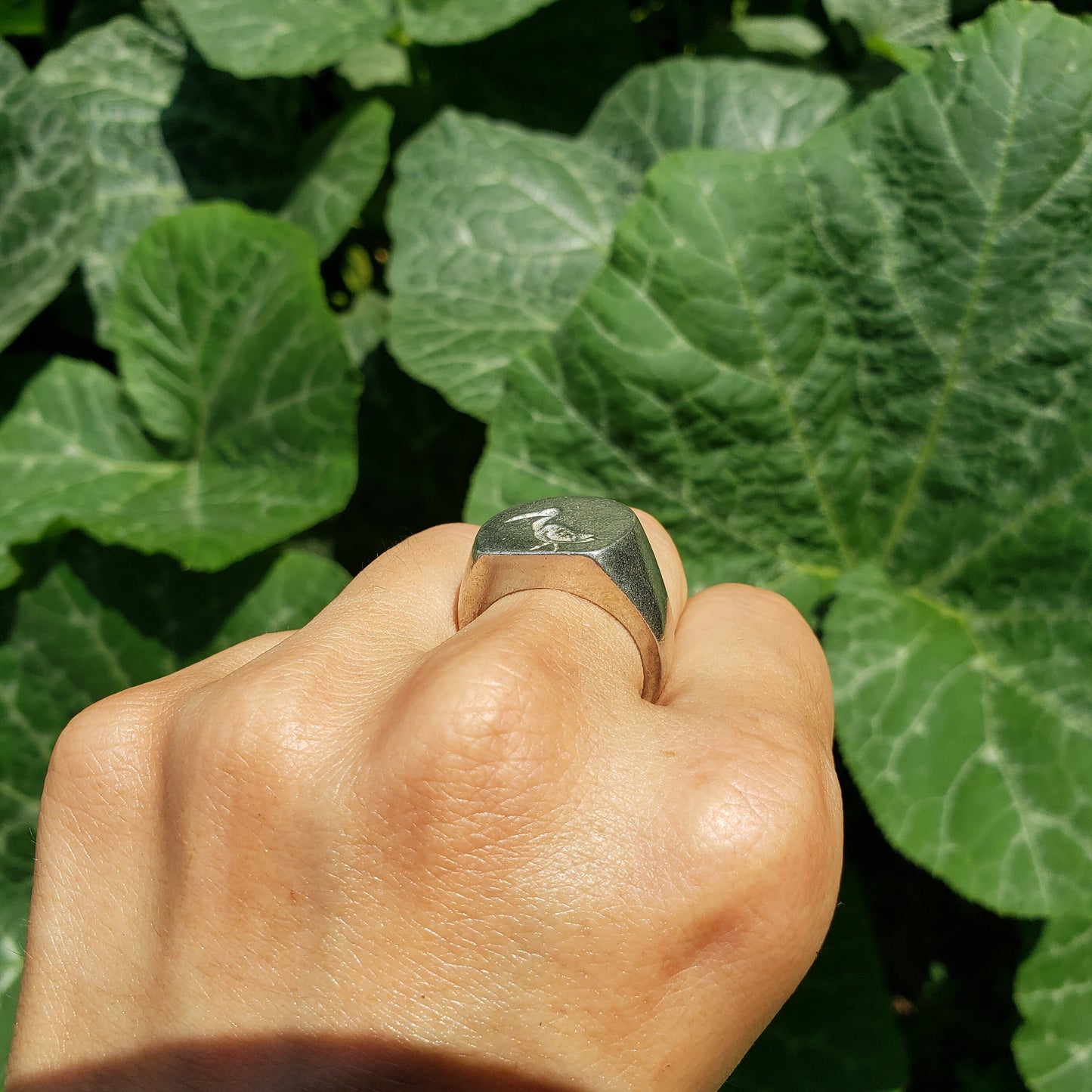 Ibis wax seal signet ring