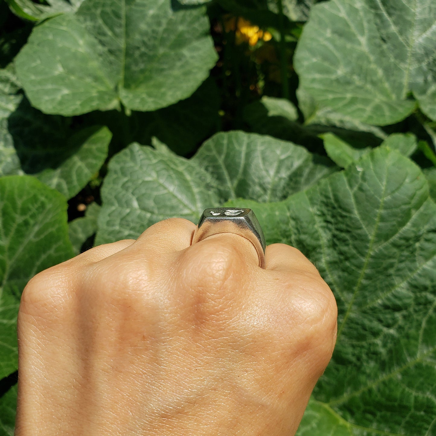 lemonade pitcher wax seal signet ring
