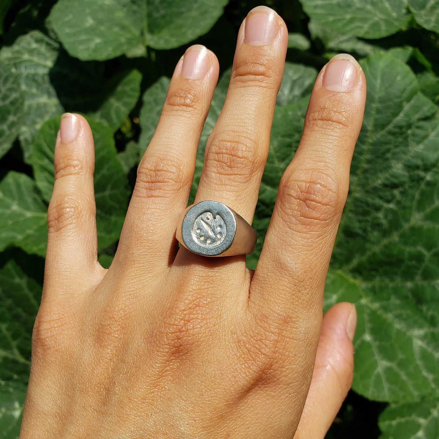 Palette wax seal signet ring