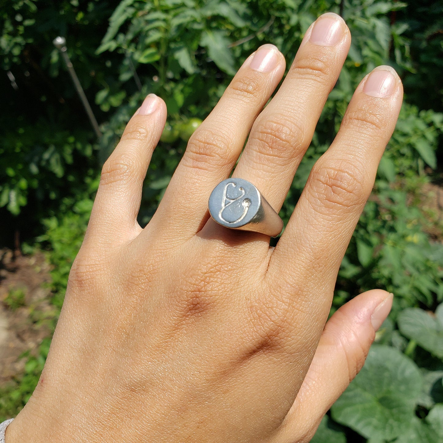 Stethoscope wax seal signet ring