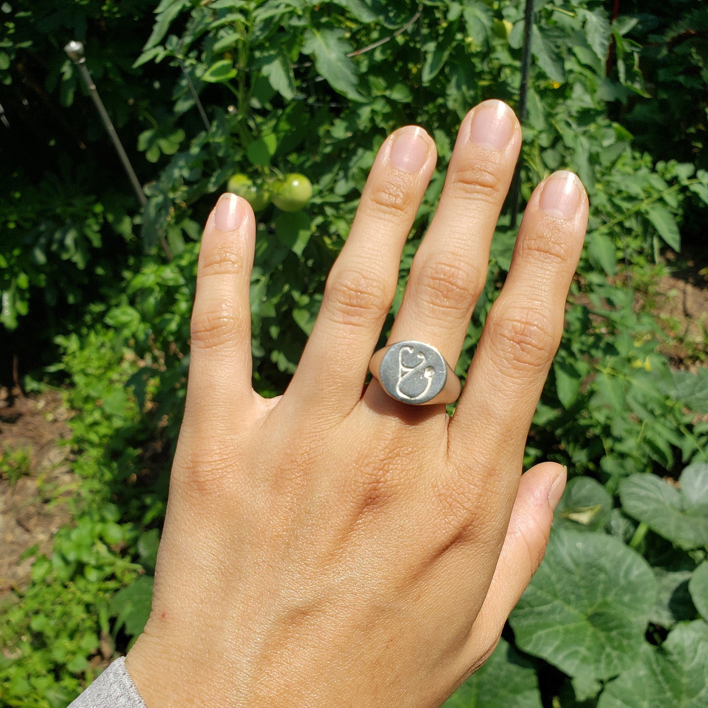 Stethoscope wax seal signet ring