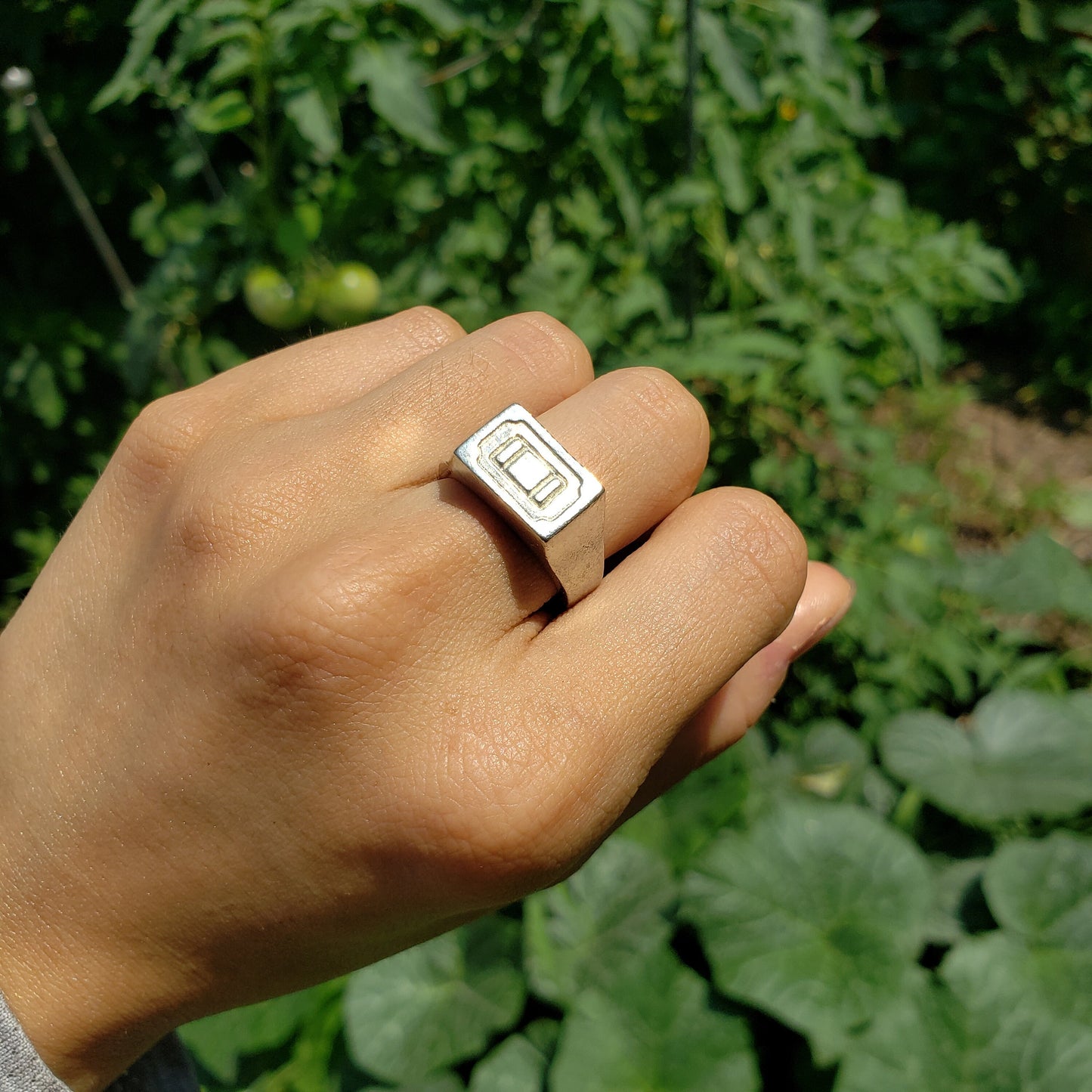 Ticket wax seal signet ring