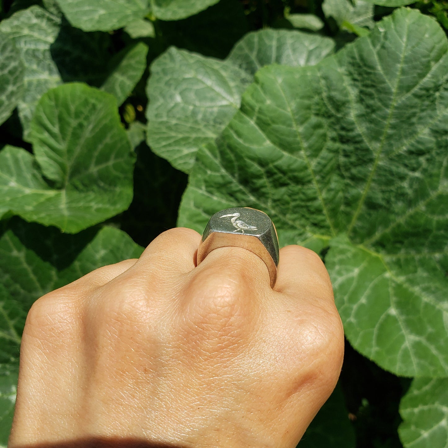 Ibis wax seal signet ring