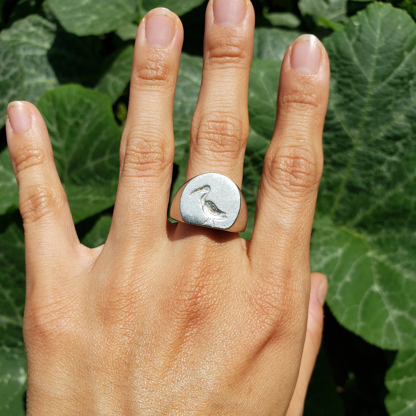 Ibis wax seal signet ring