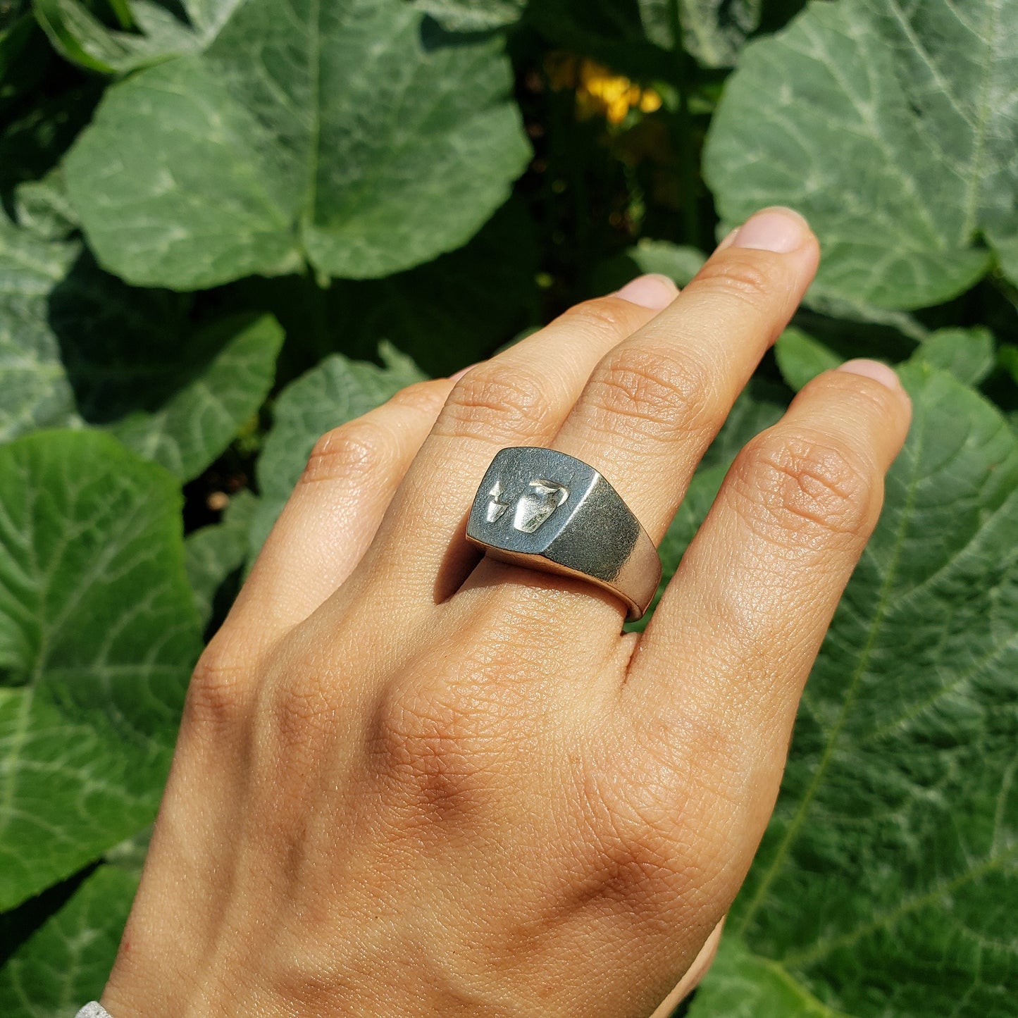 lemonade pitcher wax seal signet ring