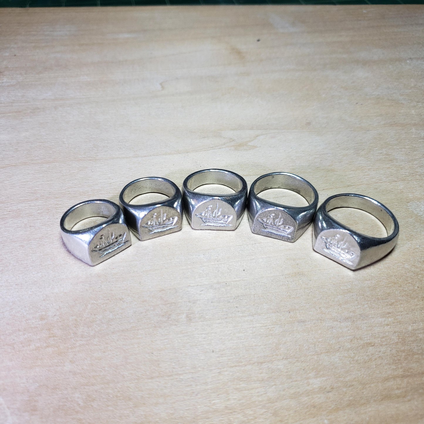 boat wax seal signet ring