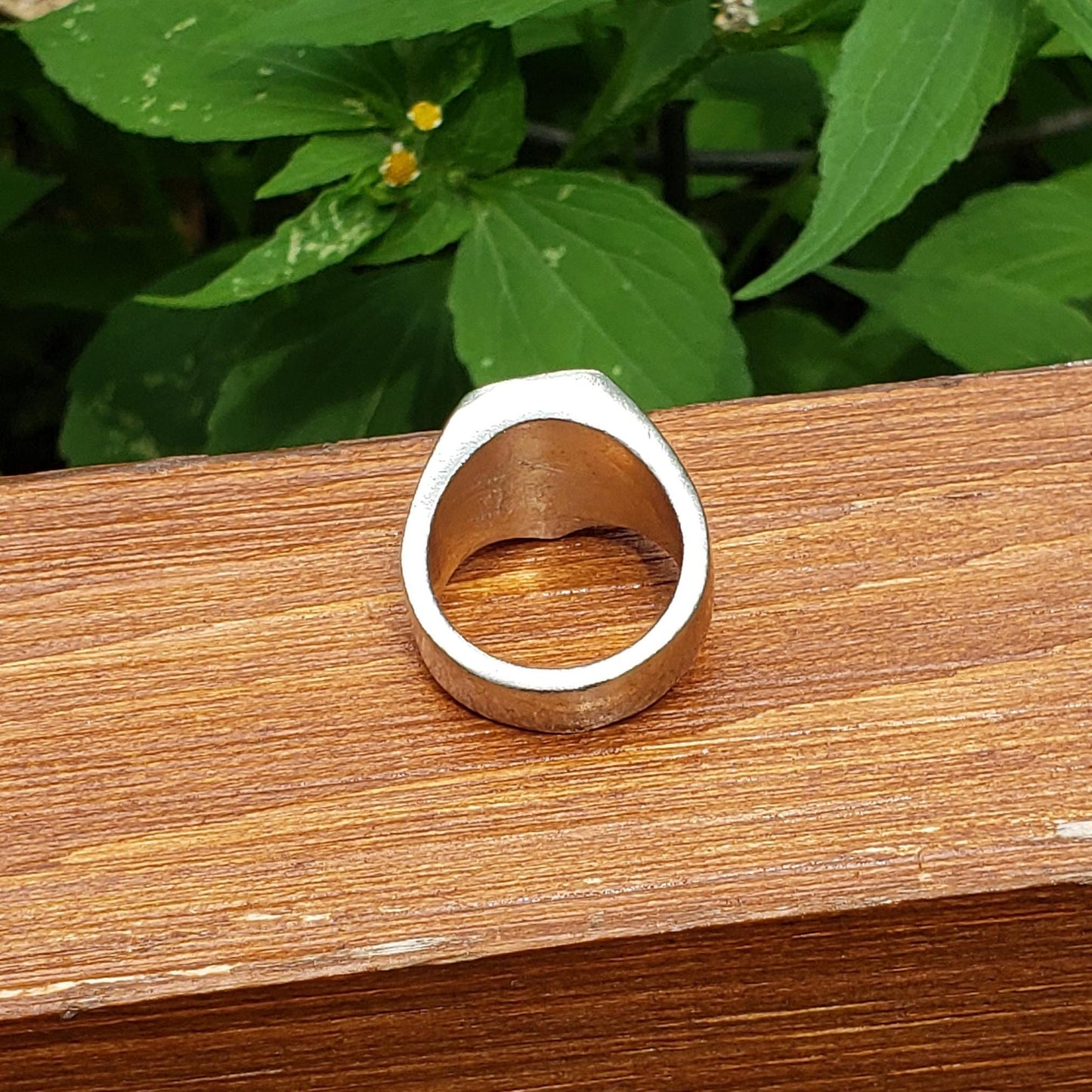 Fig wax seal signet ring