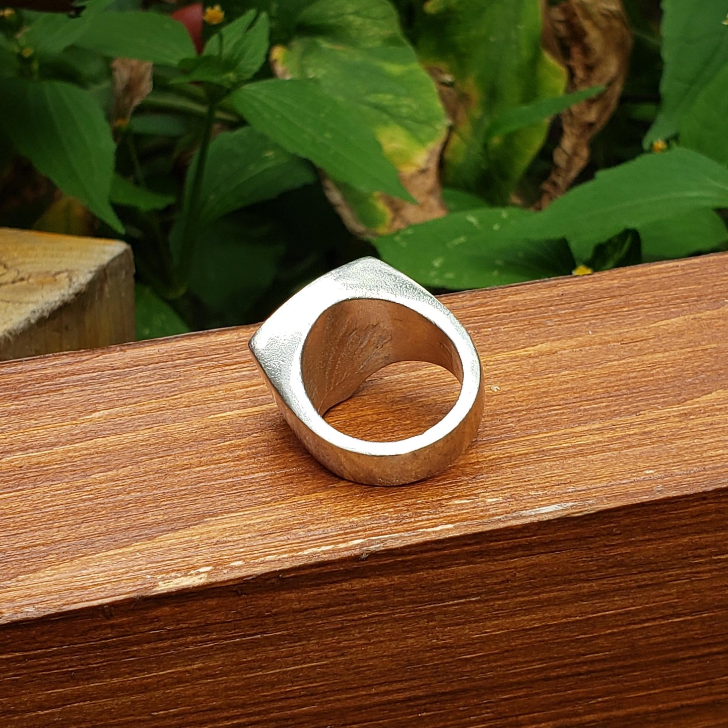 Hippo wax seal signet ring