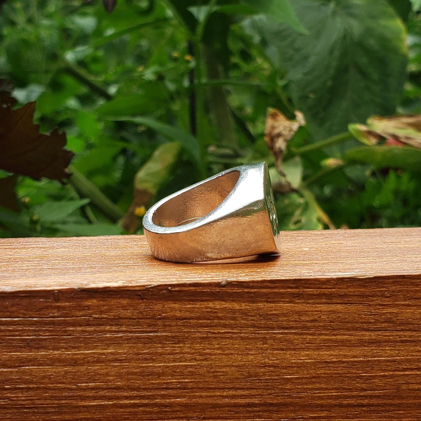 Hippo wax seal signet ring