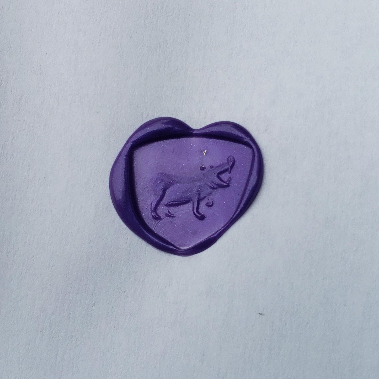 Hippo wax seal signet ring