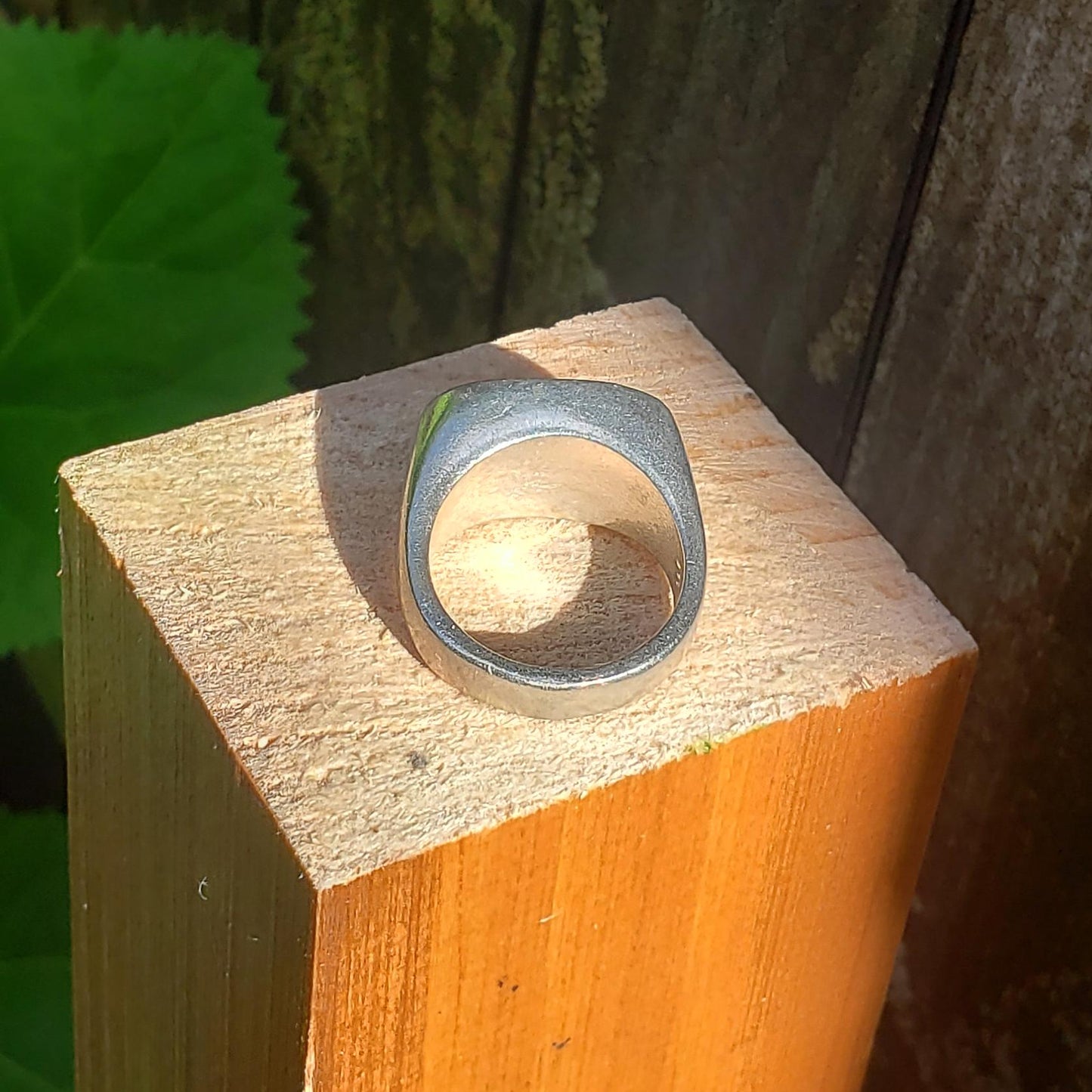 Narwhal wax seal signet ring