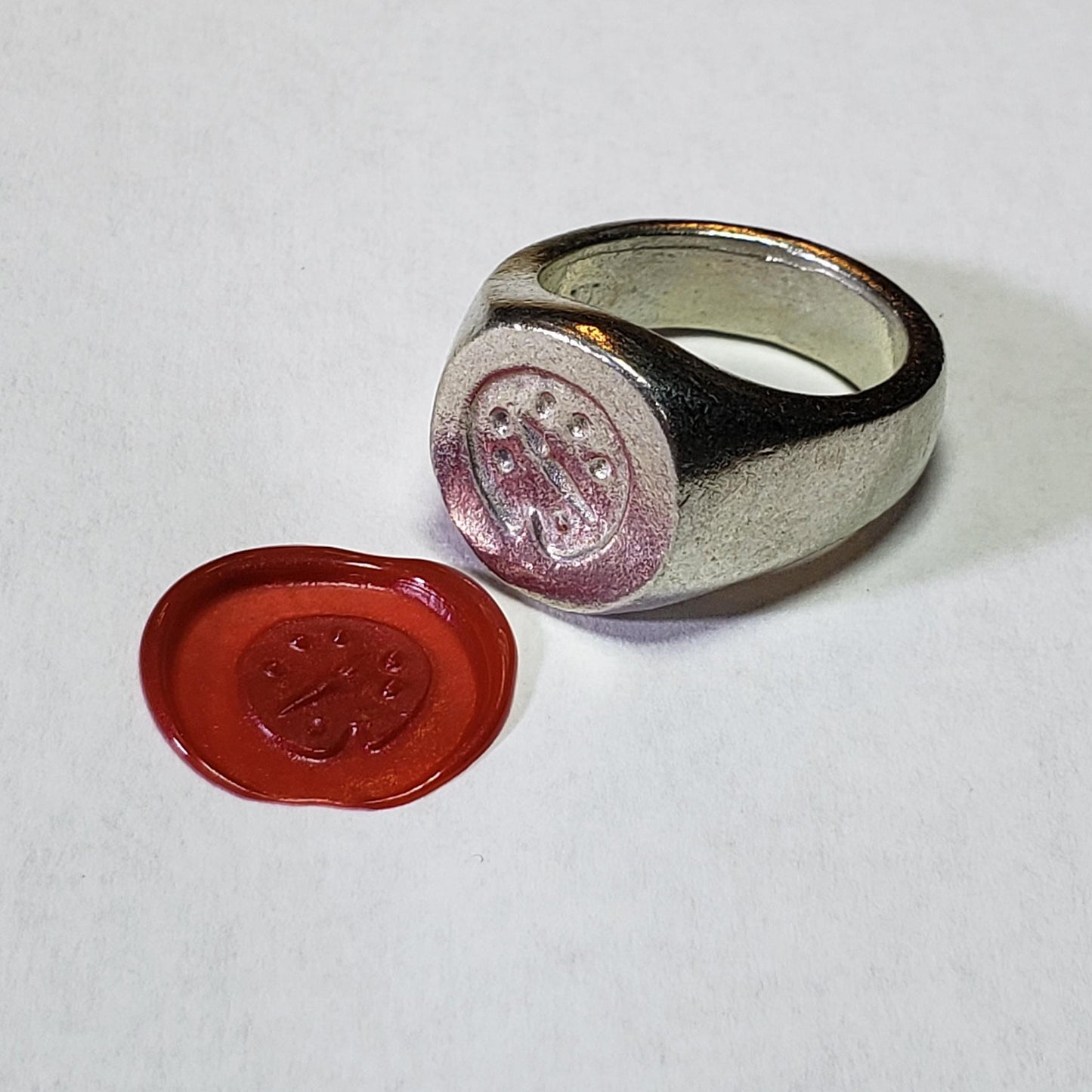 Palette wax seal signet ring