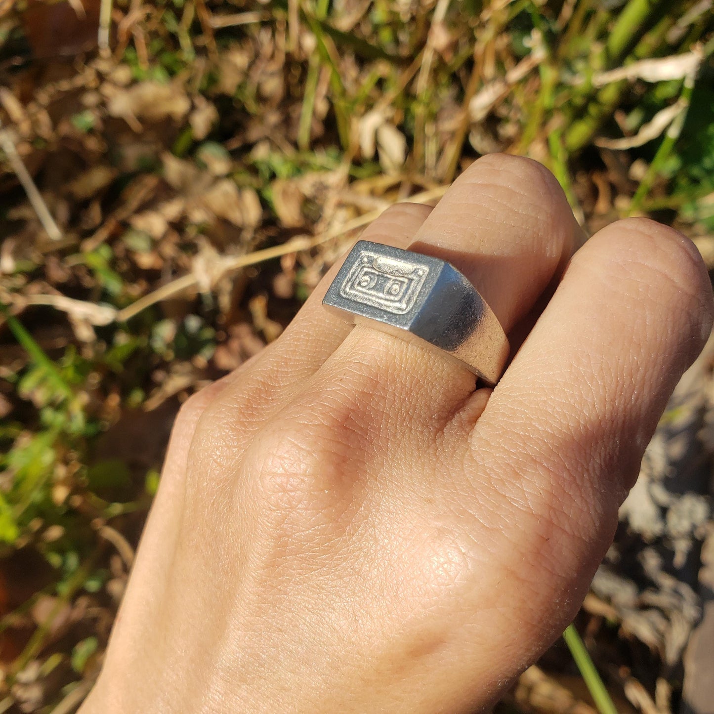 Casette wax seal signet ring