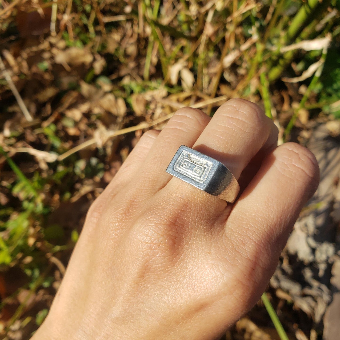 Casette wax seal signet ring