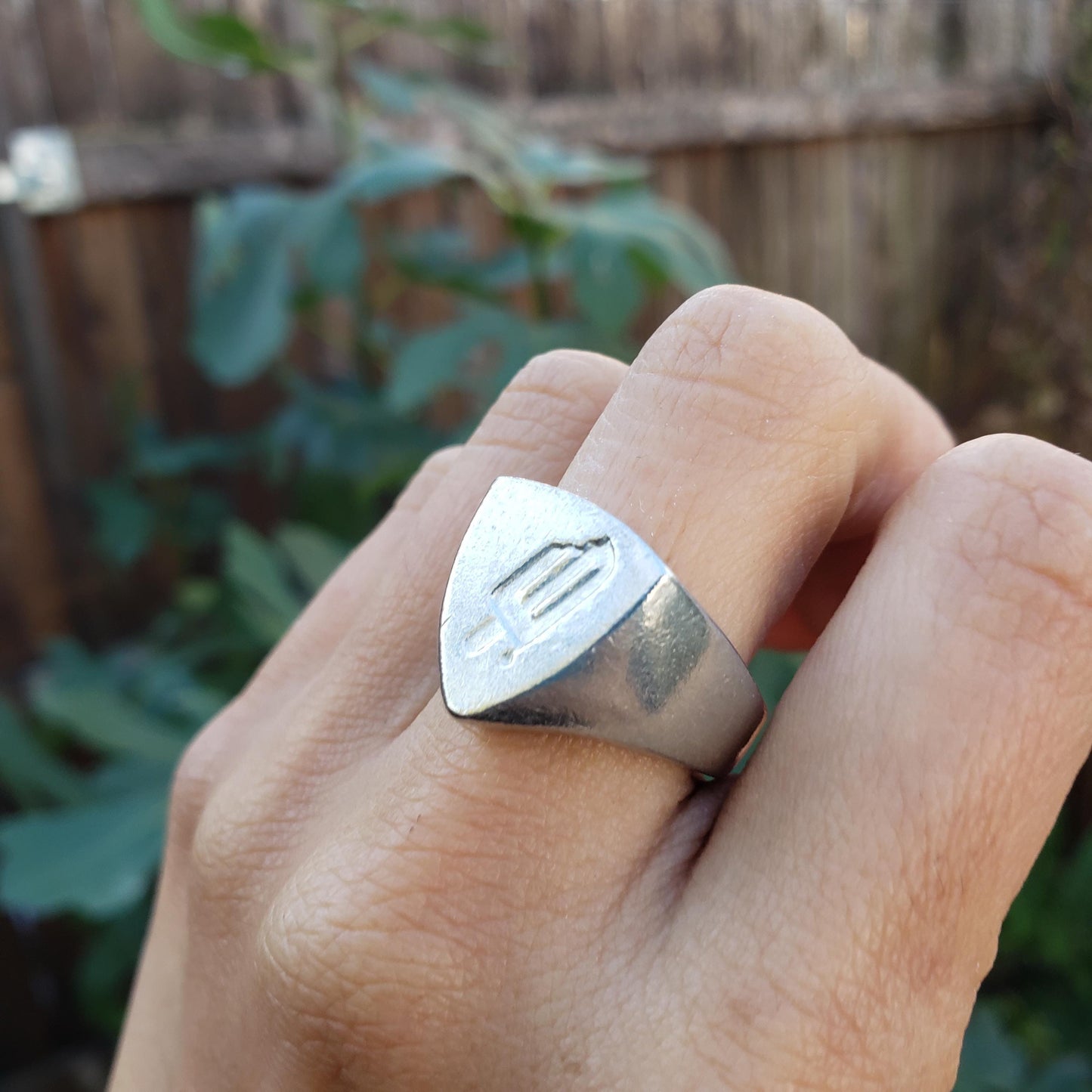 Popsicle wax seal signet ring