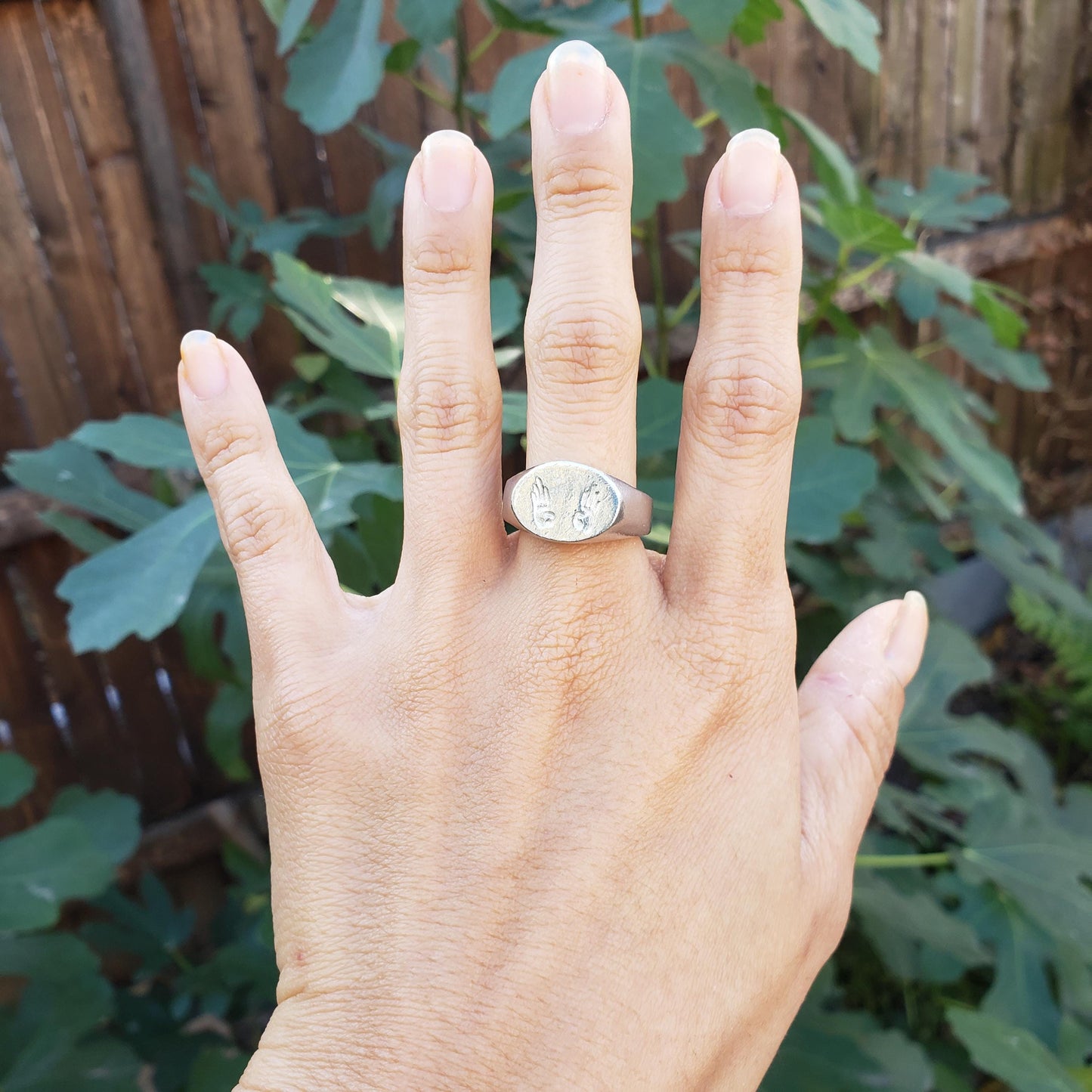 This big wax seal signet ring
