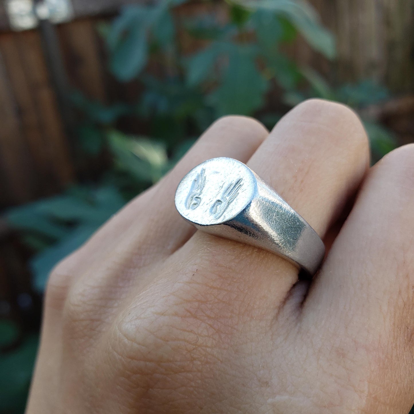 This big wax seal signet ring