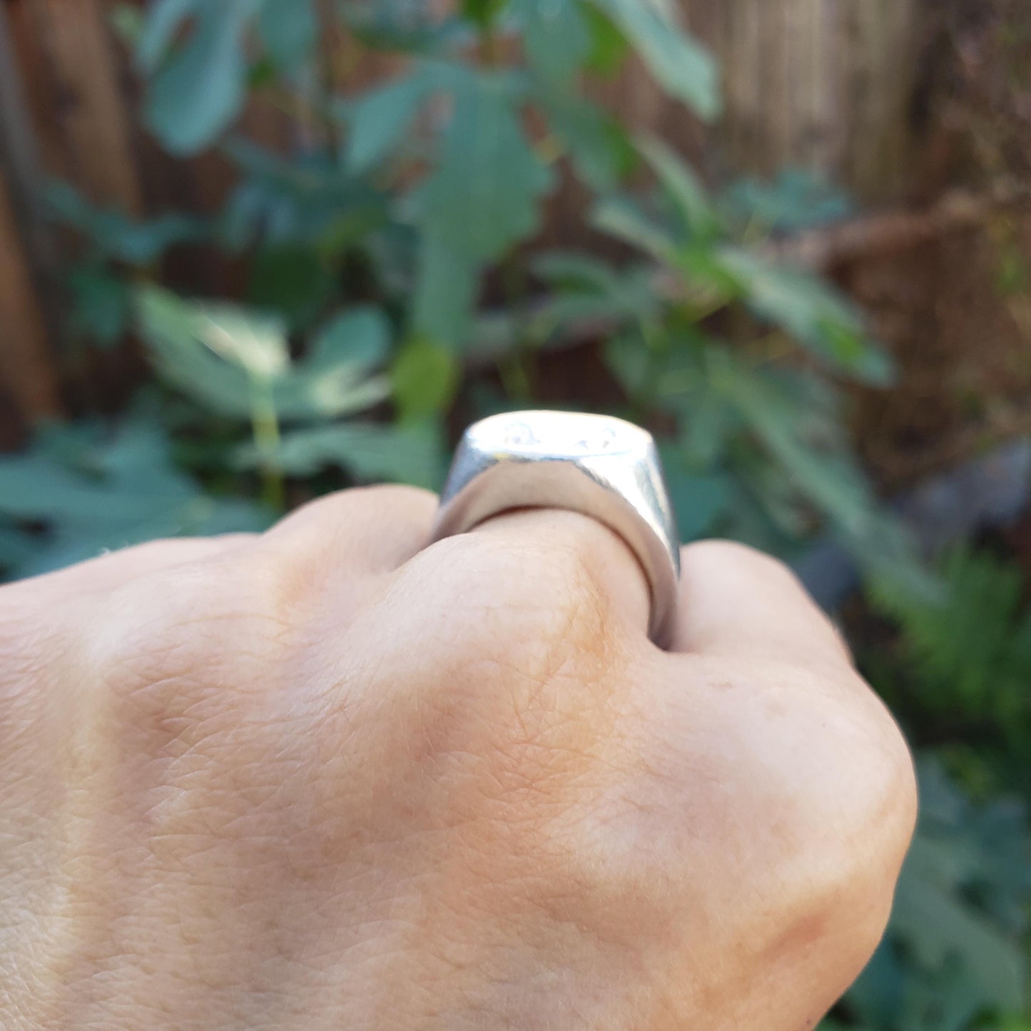 This big wax seal signet ring