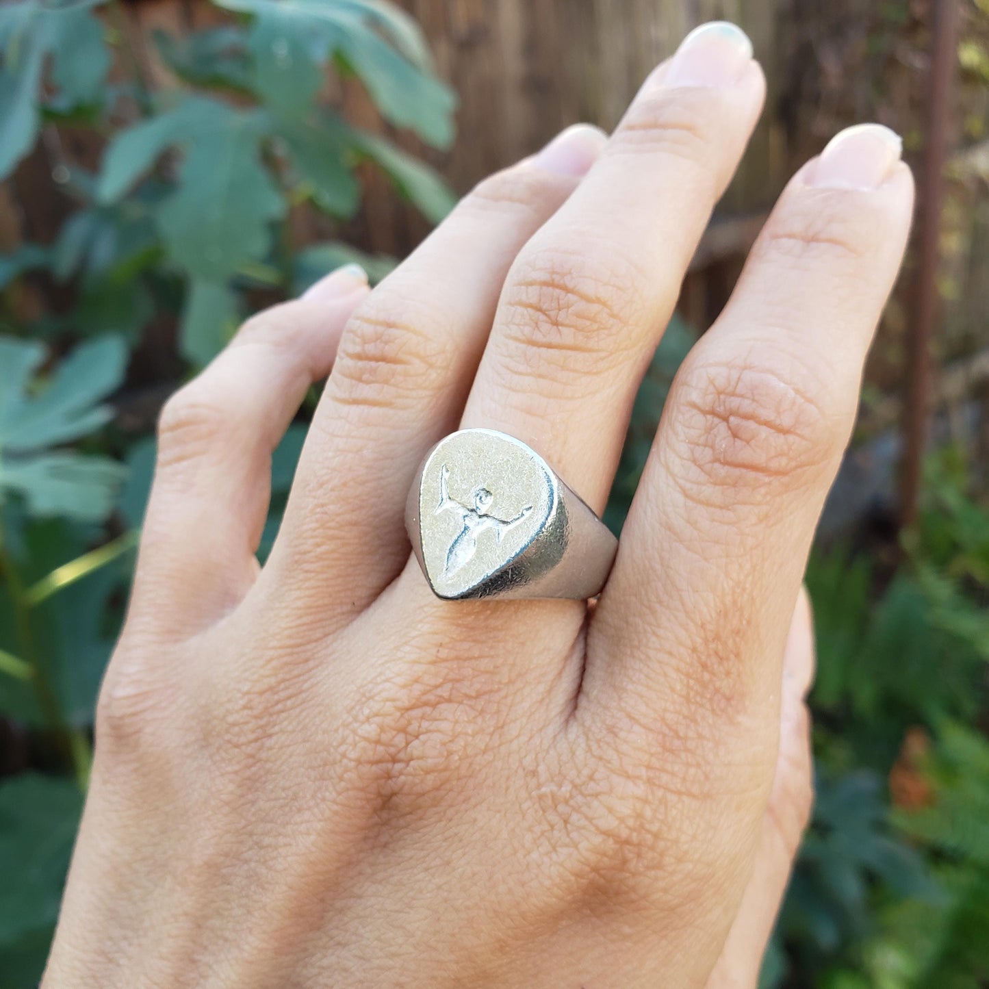 This huge wax seal signet ring