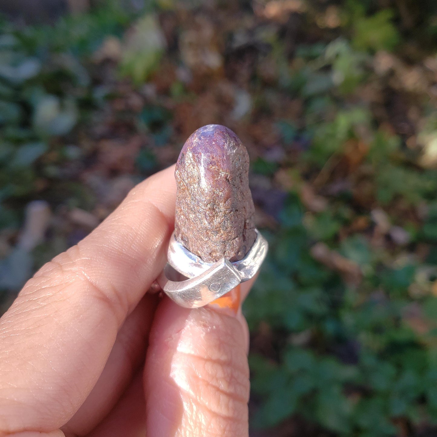 raw star ruby witch tower pendant
