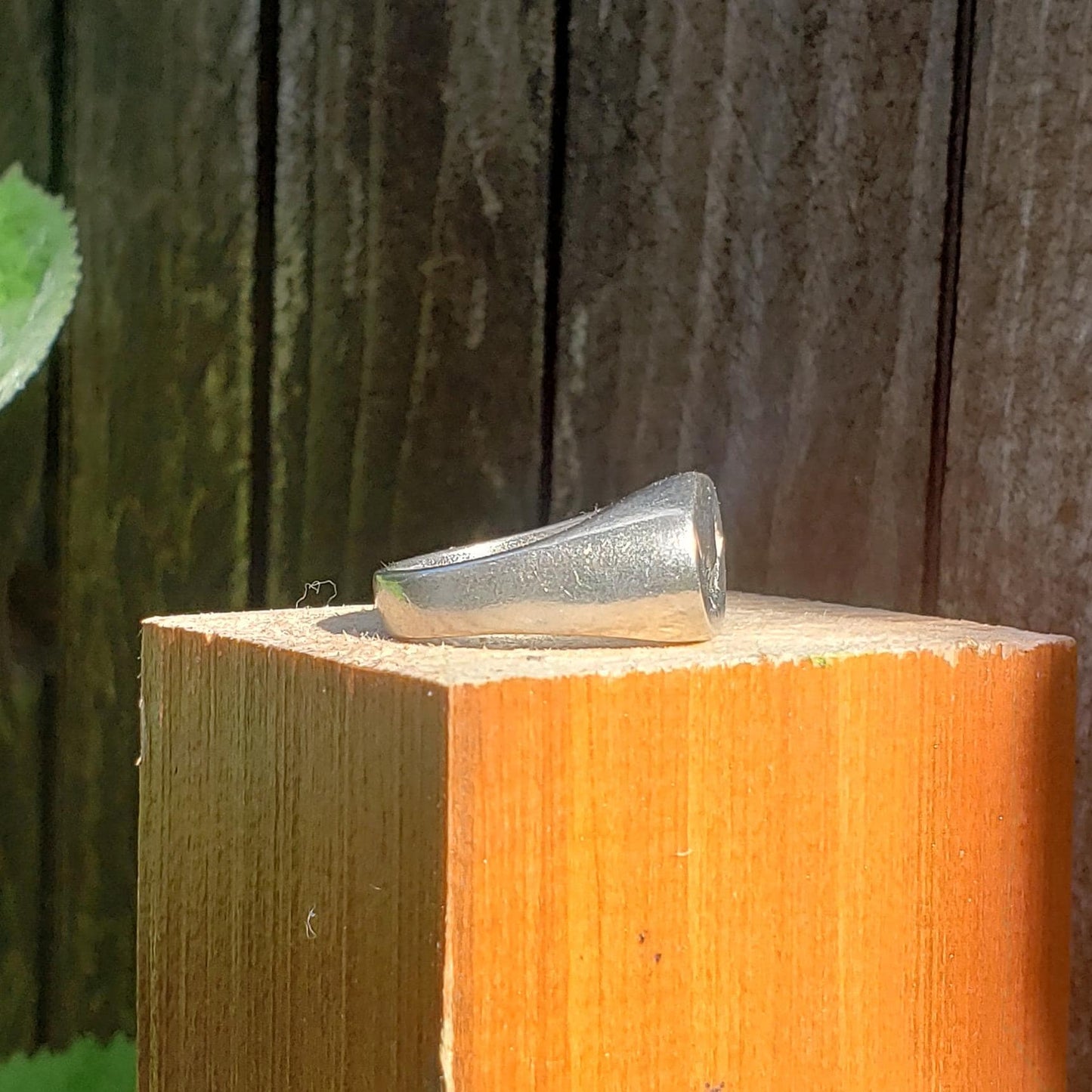 Narwhal wax seal signet ring