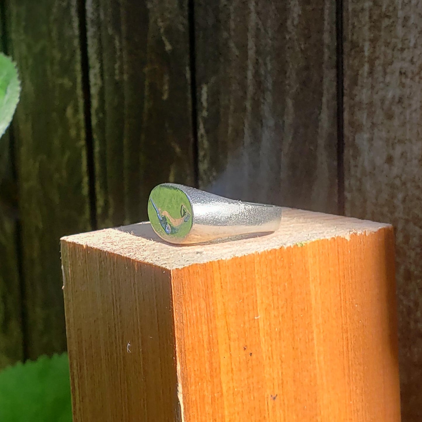 Narwhal wax seal signet ring