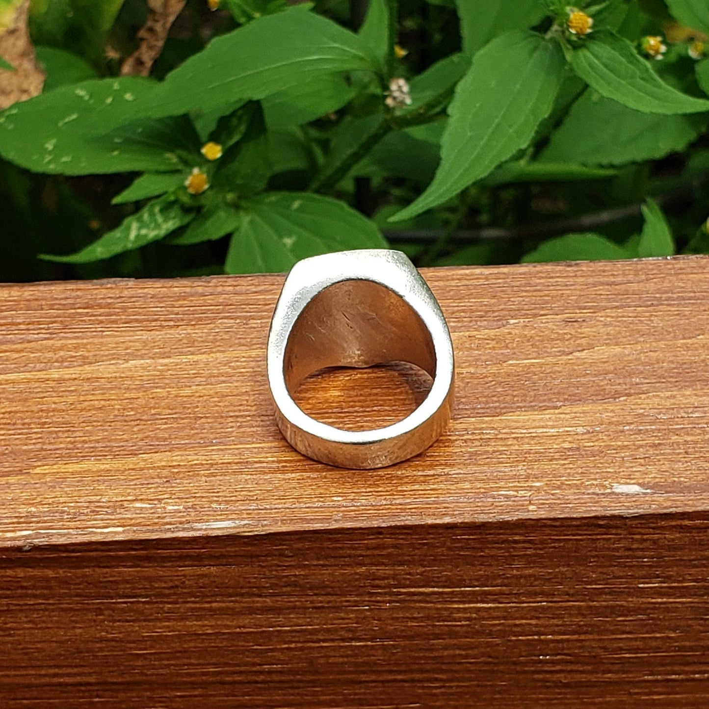 Heron wax seal signet ring