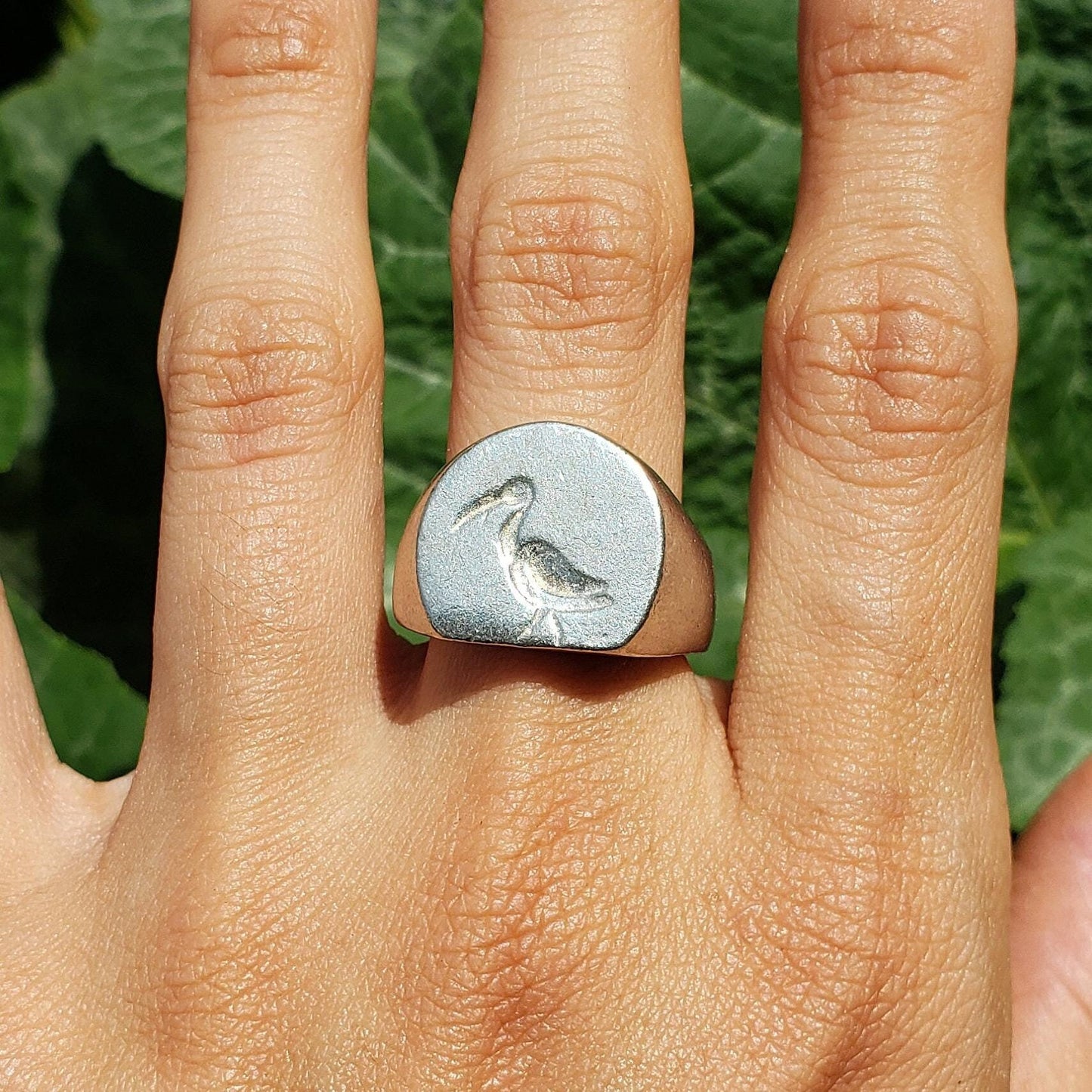 Ibis wax seal signet ring