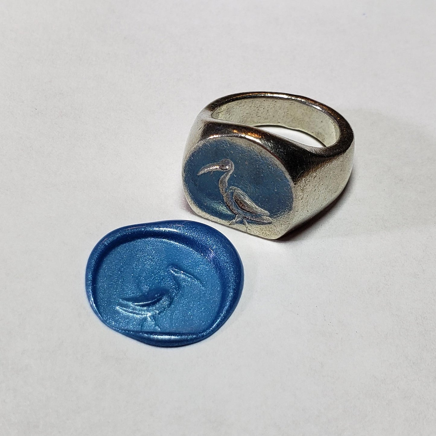 Ibis wax seal signet ring