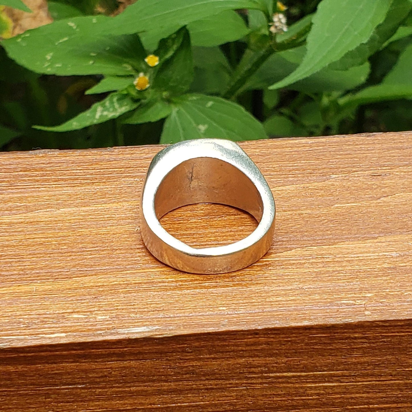 Wheel barrow wax seal signet ring