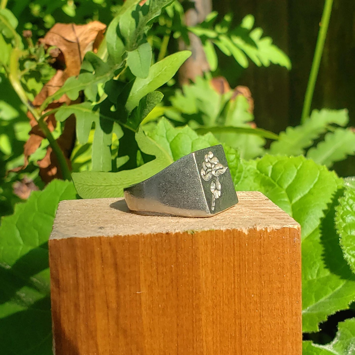 Hand of god wax seal signet ring