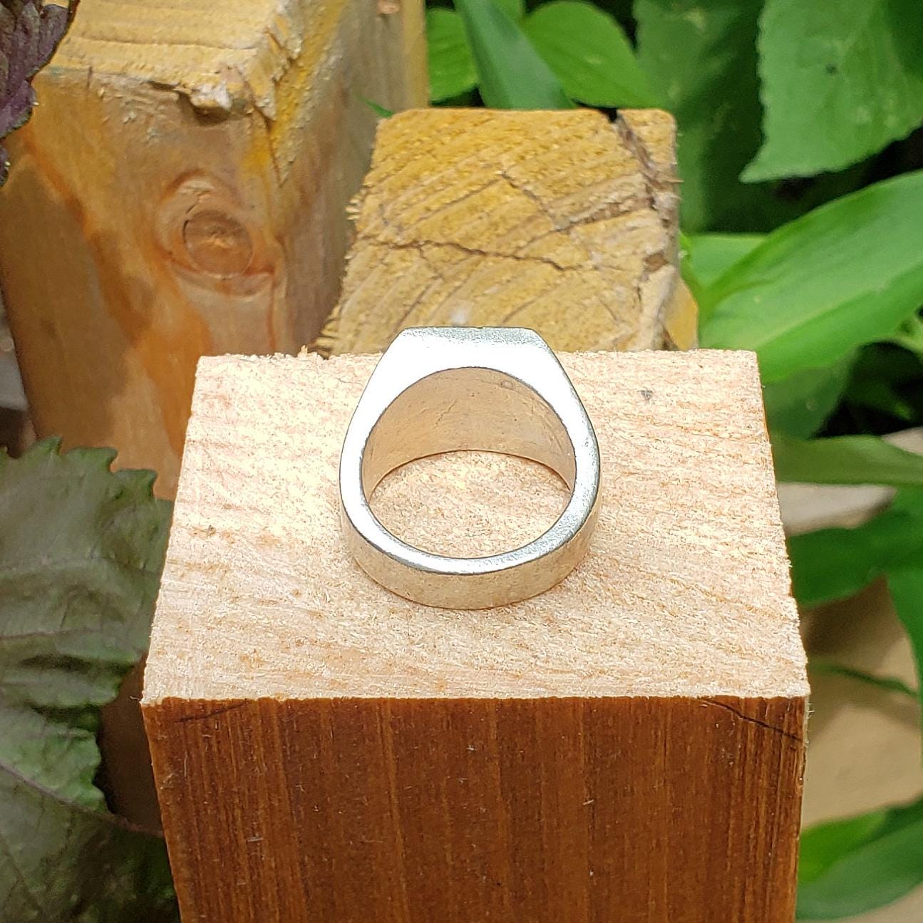 Horseshoe wax seal signet ring