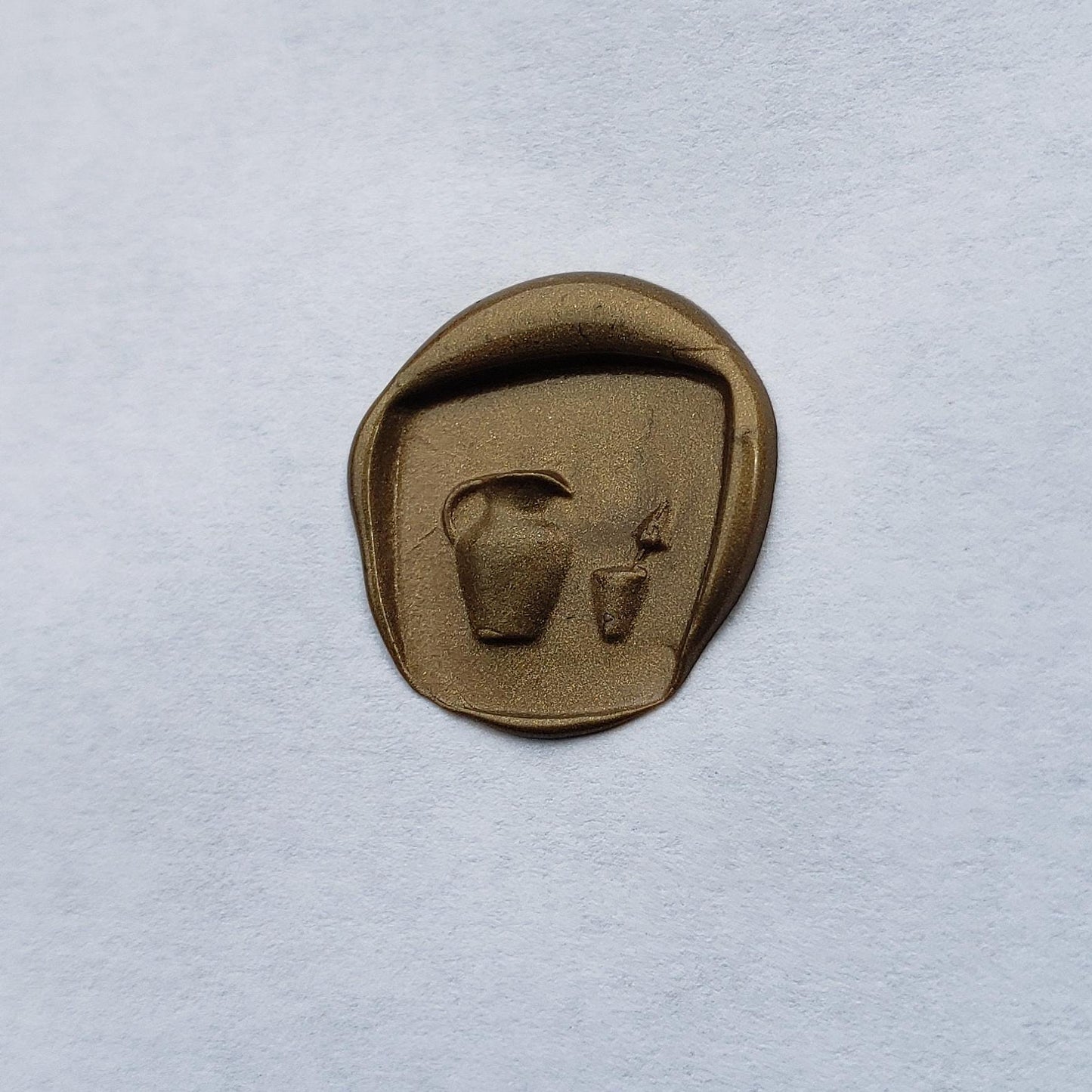 lemonade pitcher wax seal signet ring