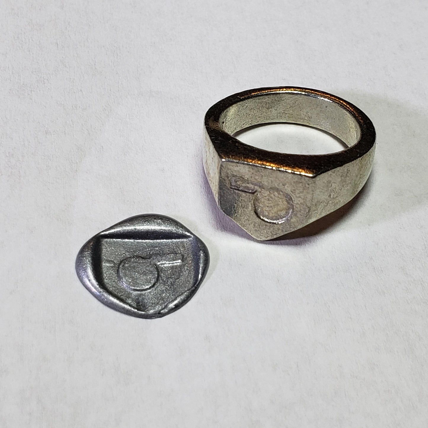 Whistle wax seal signet ring