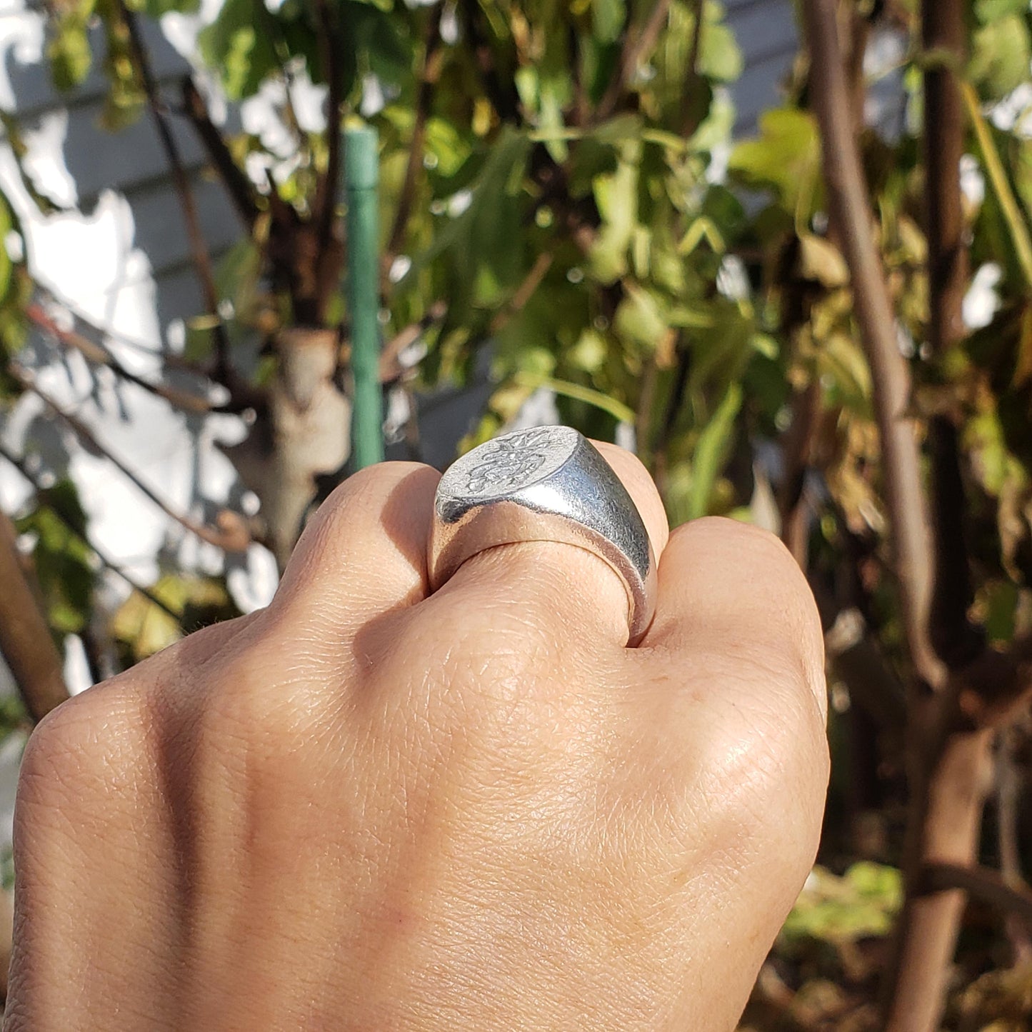 Bes wax seal signet ring