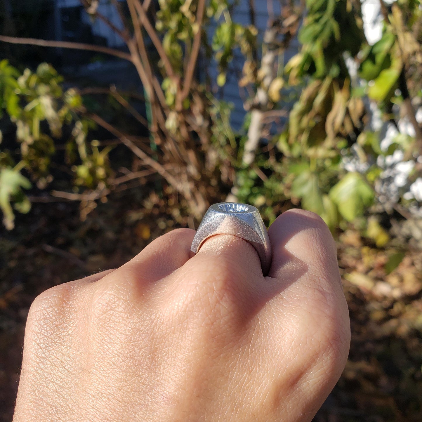 Ring cake wax seal signet ring