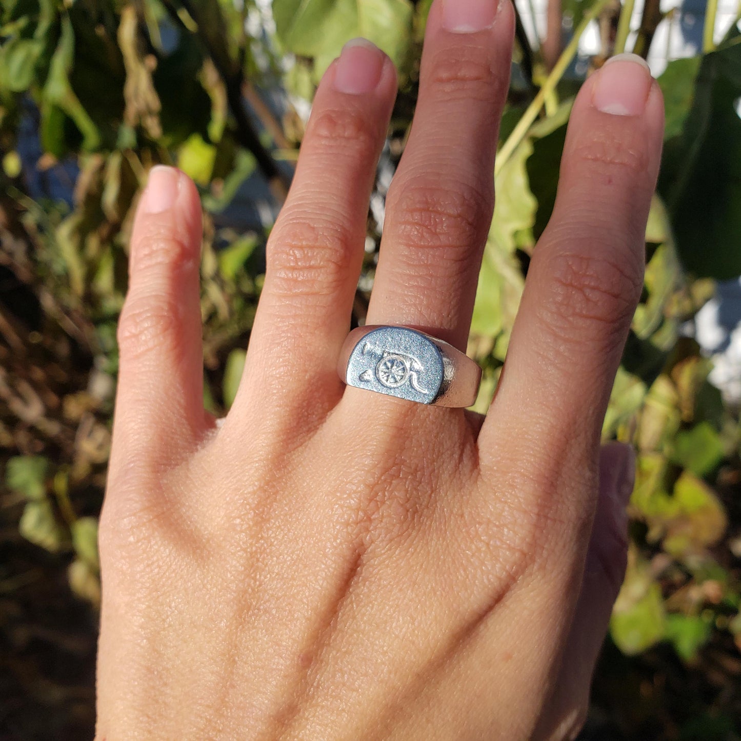 Cannon wax seal signet ring