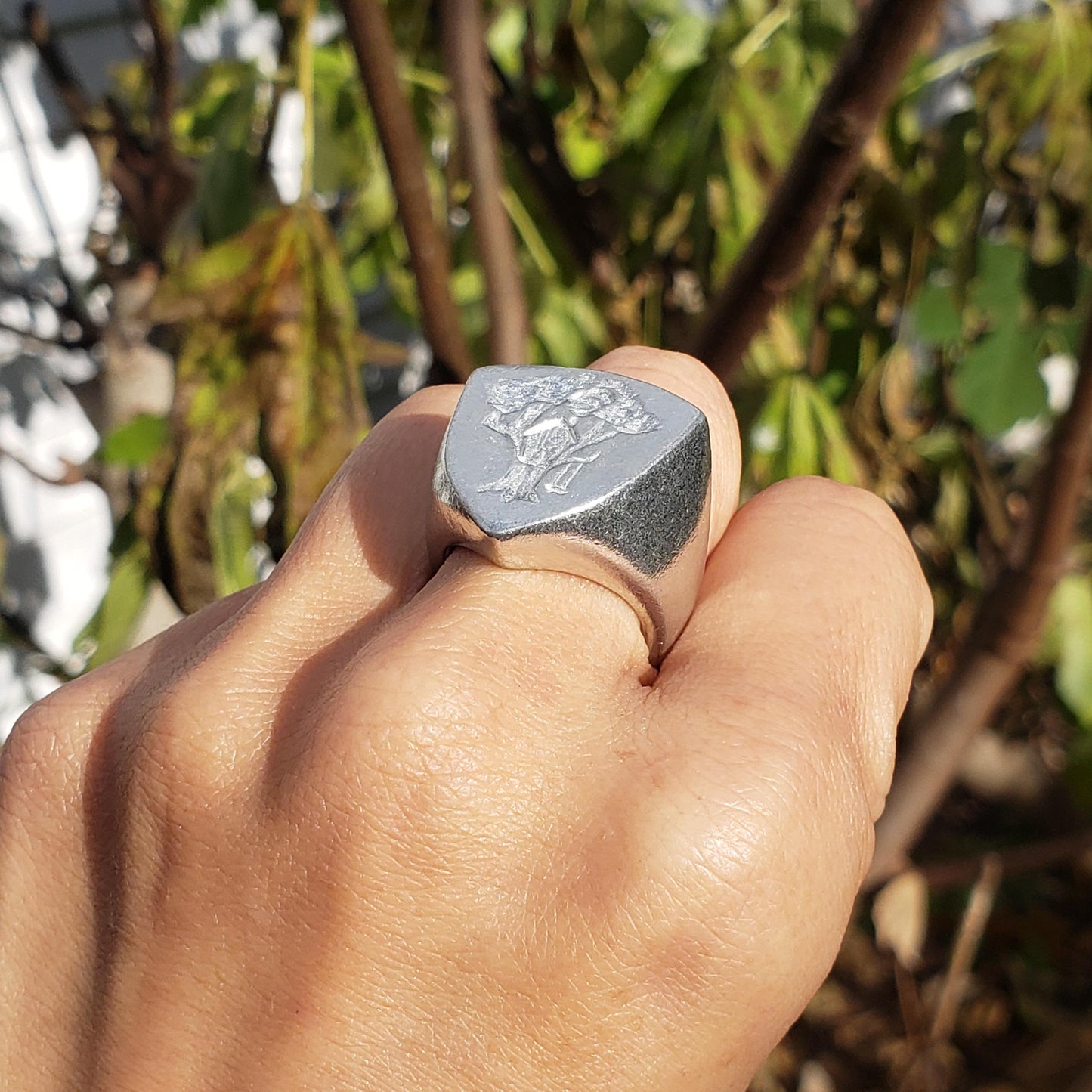 Treehouse wax seal signet ring