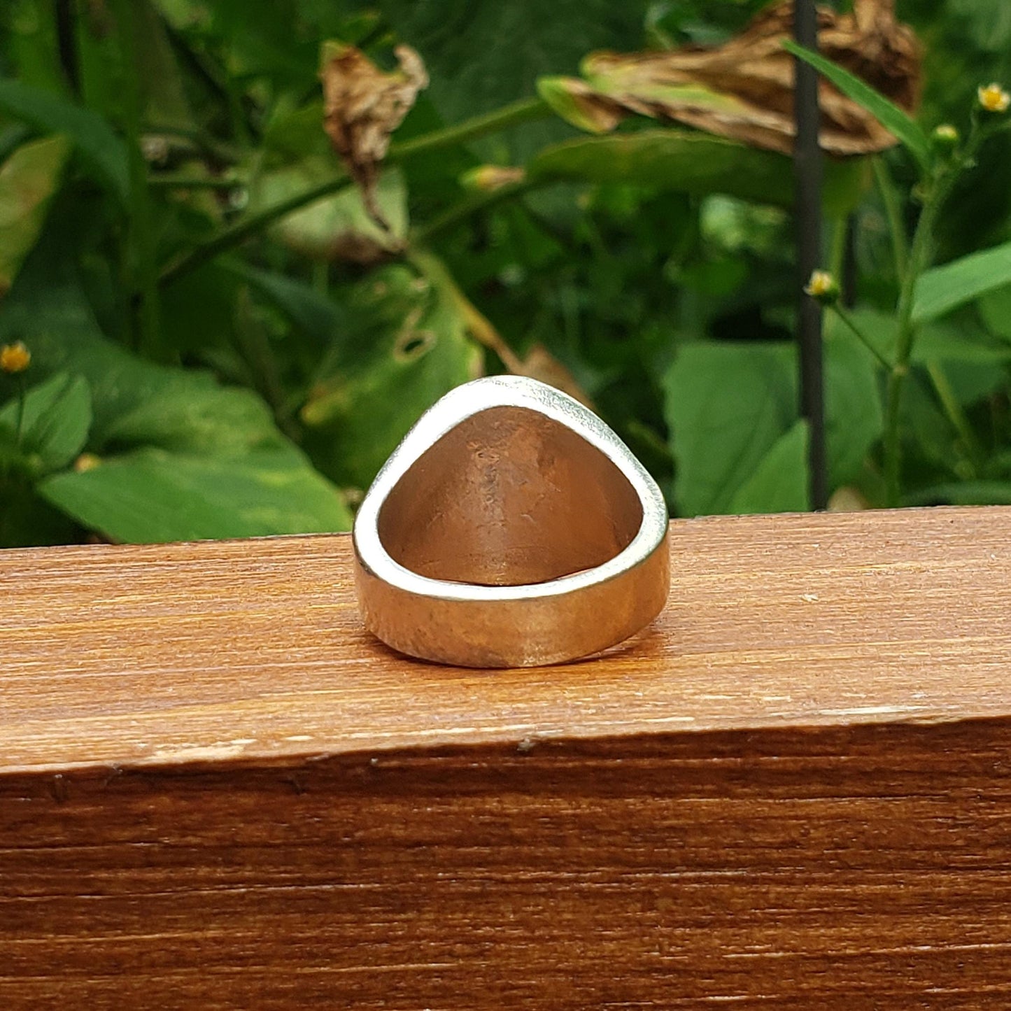 Barrel wax seal signet ring