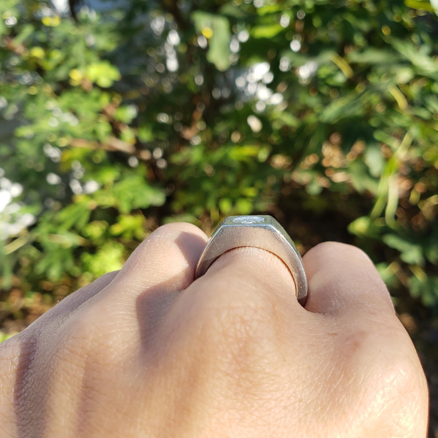 Blueberry wax seal signet ring