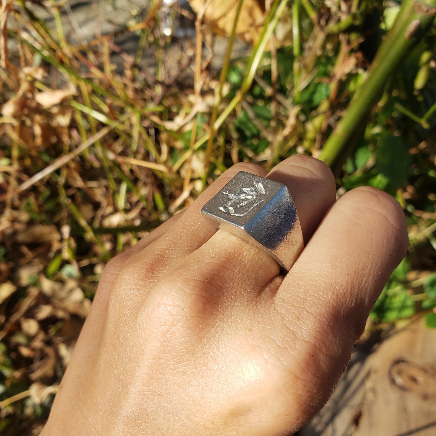 Doormouse wax seal signet ring